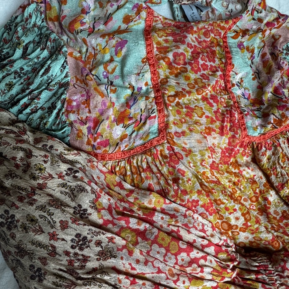 Bl-nk Miranda peasant blouse size XS - Picture 2 of 3